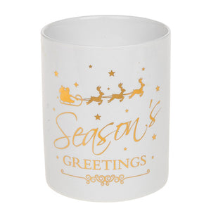 Seasons Greetings Candle Large