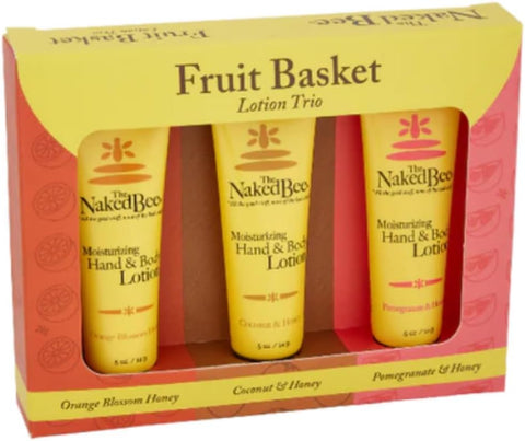 The Naked Bee Hand & Body Lotion Fruit Basket Trio