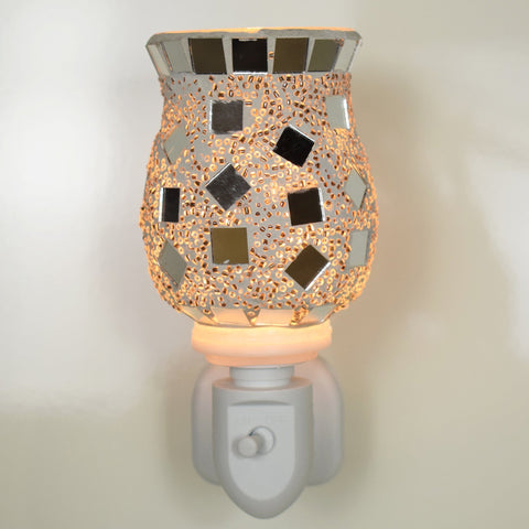 Cello Sliver Mosaic Plug In Electric Warmer