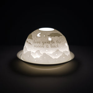 Cello Tealight Dome - To The Moon and Back