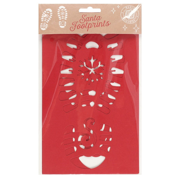 Santa Footprint Stencils