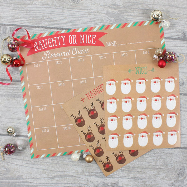 Naughty or Nice Countdown Chart