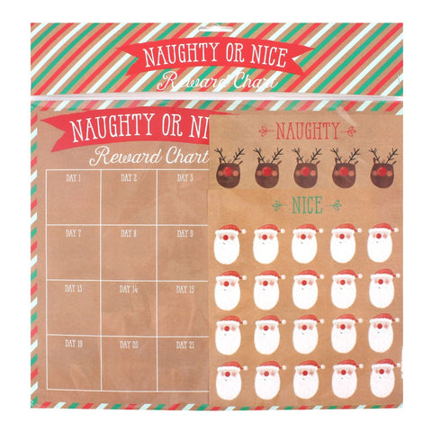 Naughty or Nice Countdown Chart