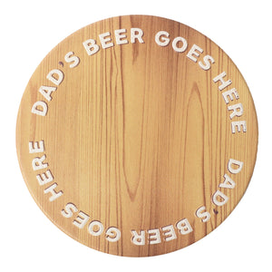 Splosh Dad Beer Ceramic Coaster