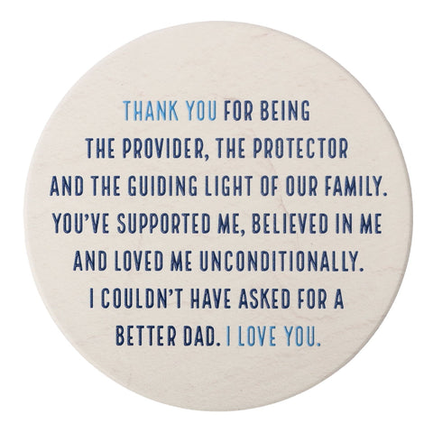 Splosh Dad Thank You Ceramic Coaster