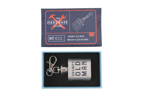 The Hardware Store - Grumpy Old Man Flask Keyring