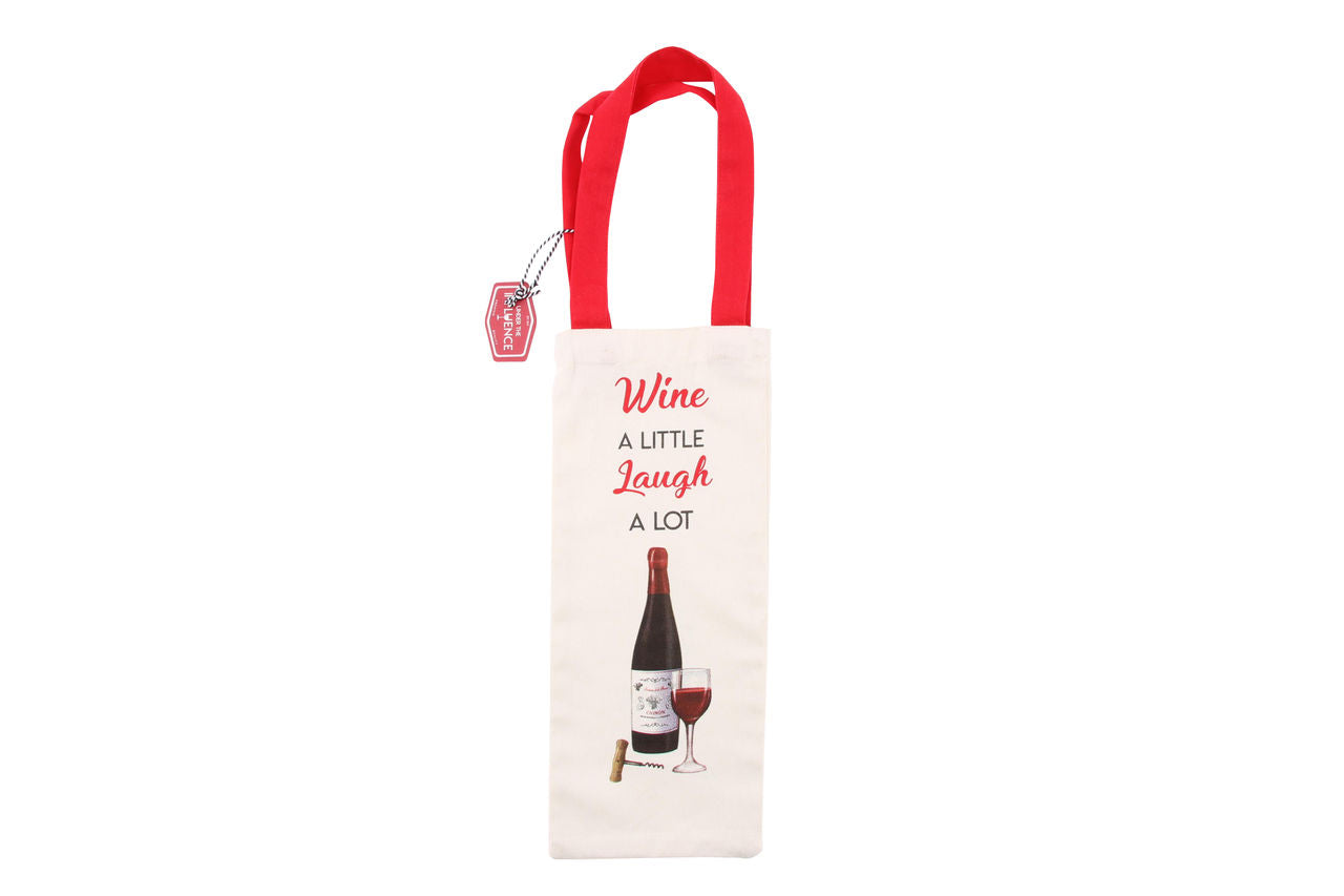 Wine Bottle Bag Canvas - Wine a Little