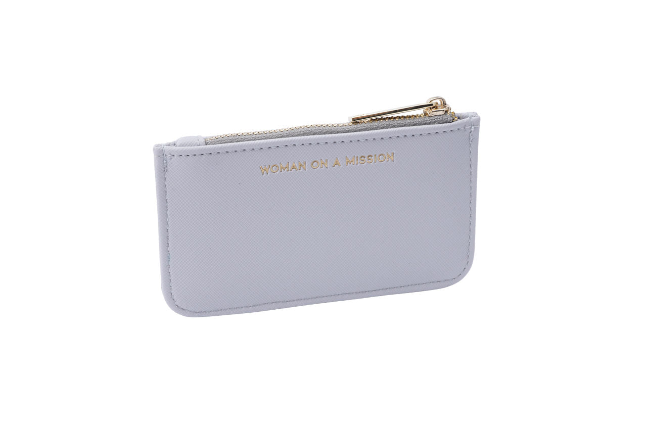 Coin Purse Card Holder - Lilac - Woman on a Mission