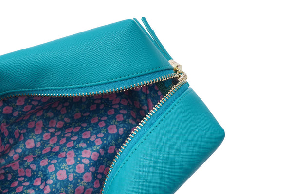 Make Up Bag - Teal - Fresh Faced