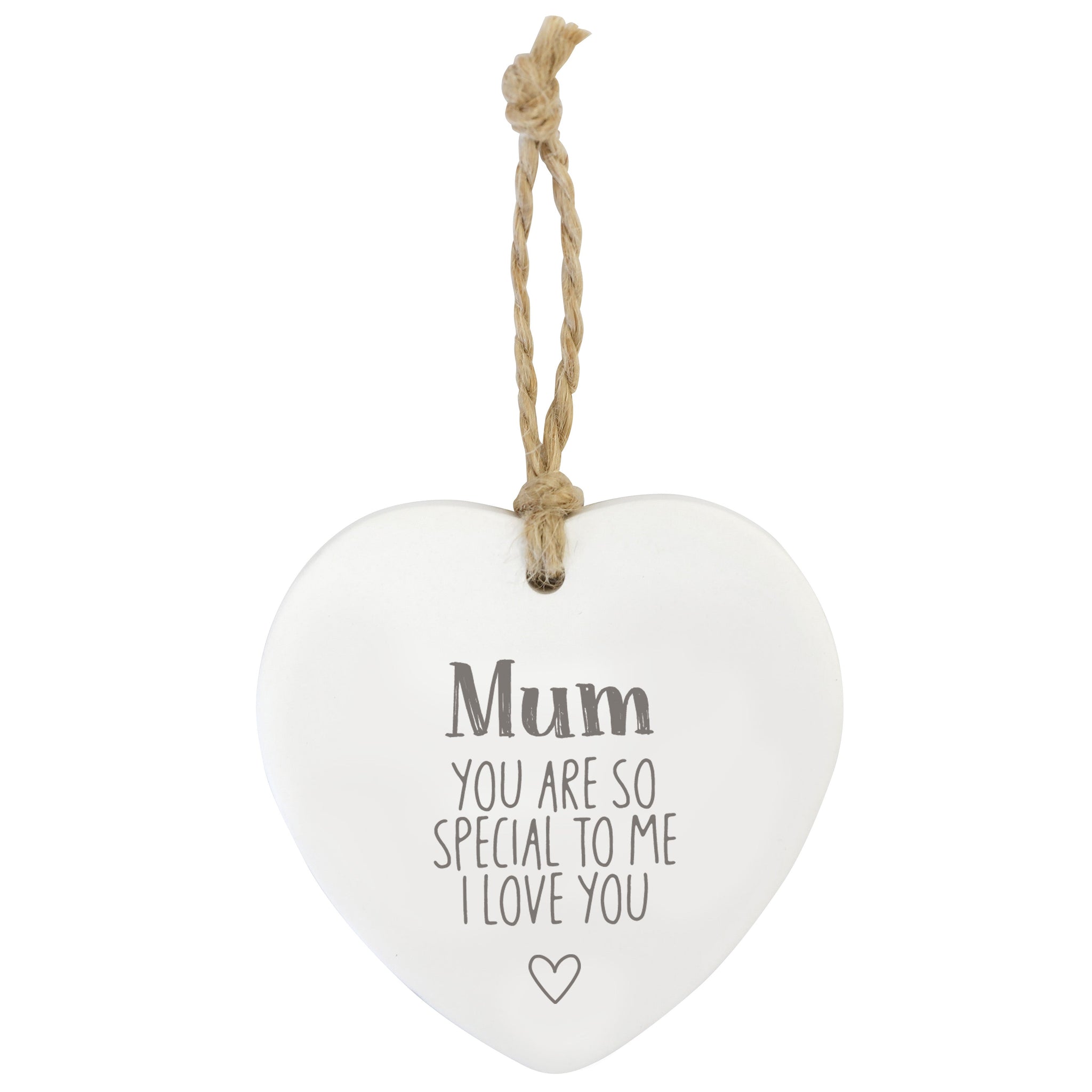 Splosh Loving Hanging Heart - Mum