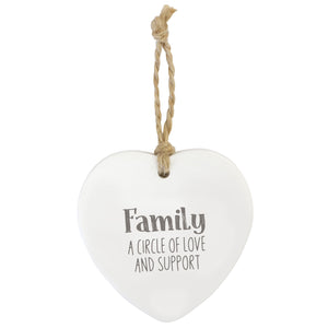 Splosh Loving Hanging Heart - Family