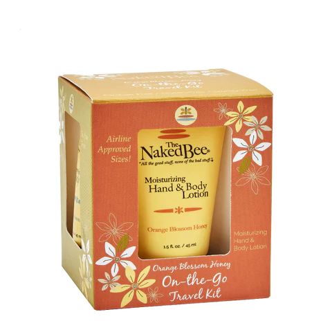 The Naked Bee Orange Blossom Honey On-The-Go Travel Set