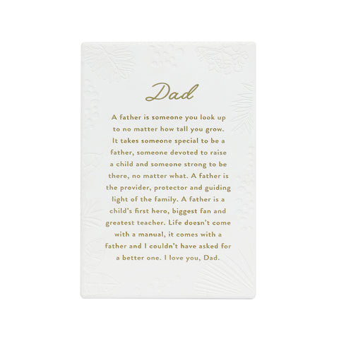 Inspired by their previous best-selling Life Quotes range, Precious Quotes include 12 different verses, with each Quote a meaningful gift idea for someone special. Conveying a custom themed message in a 3D embossed text upon delicate etched floral designs, each Precious Quote also comes with its own custom gift box that features exquisite gold foil detail and personalised ‚“To‚ and ‚“From‚ fields.