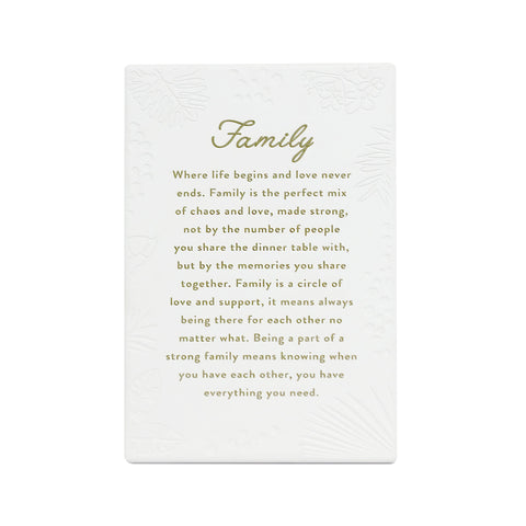 Inspired by their previous best-selling Life Quotes range, Precious Quotes include 12 different verses, with each Quote a meaningful gift idea for someone special. Conveying a custom themed message in a 3D embossed text upon delicate etched floral designs, each Precious Quote also comes with its own custom gift box that features exquisite gold foil detail and personalised ‚“To‚ and ‚“From‚ fields.