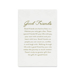 Inspired by their previous best-selling Life Quotes range, Precious Quotes include 12 different verses, with each Quote a meaningful gift idea for someone special. Conveying a custom themed message in a 3D embossed text upon delicate etched floral designs, each Precious Quote also comes with its own custom gift box that features exquisite gold foil detail and personalised ‚“To‚ and ‚“From‚ fields.