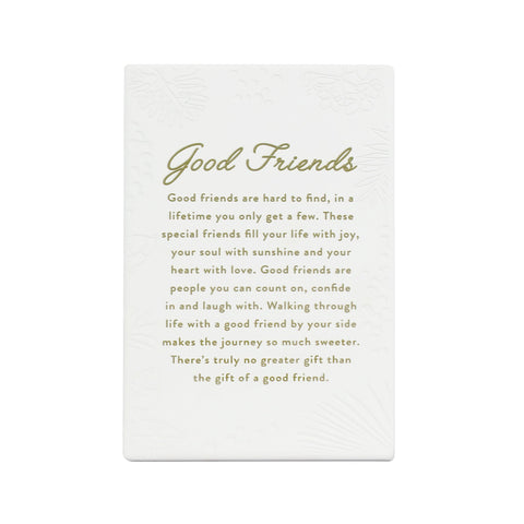 Inspired by their previous best-selling Life Quotes range, Precious Quotes include 12 different verses, with each Quote a meaningful gift idea for someone special. Conveying a custom themed message in a 3D embossed text upon delicate etched floral designs, each Precious Quote also comes with its own custom gift box that features exquisite gold foil detail and personalised ‚“To‚ and ‚“From‚ fields.