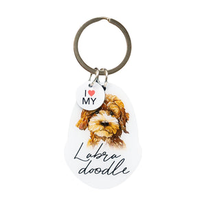 Splosh Pet Keyring - Labradoodle