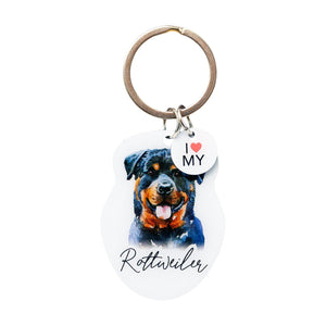 Splosh Pet Keyring - Rottweiler