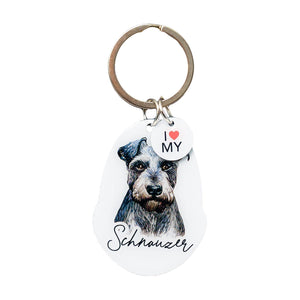 Splosh Pet Keyring - Schnauzer