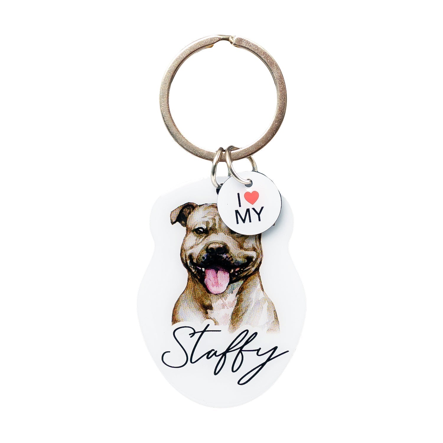 Splosh Pet Keyring - Staffy