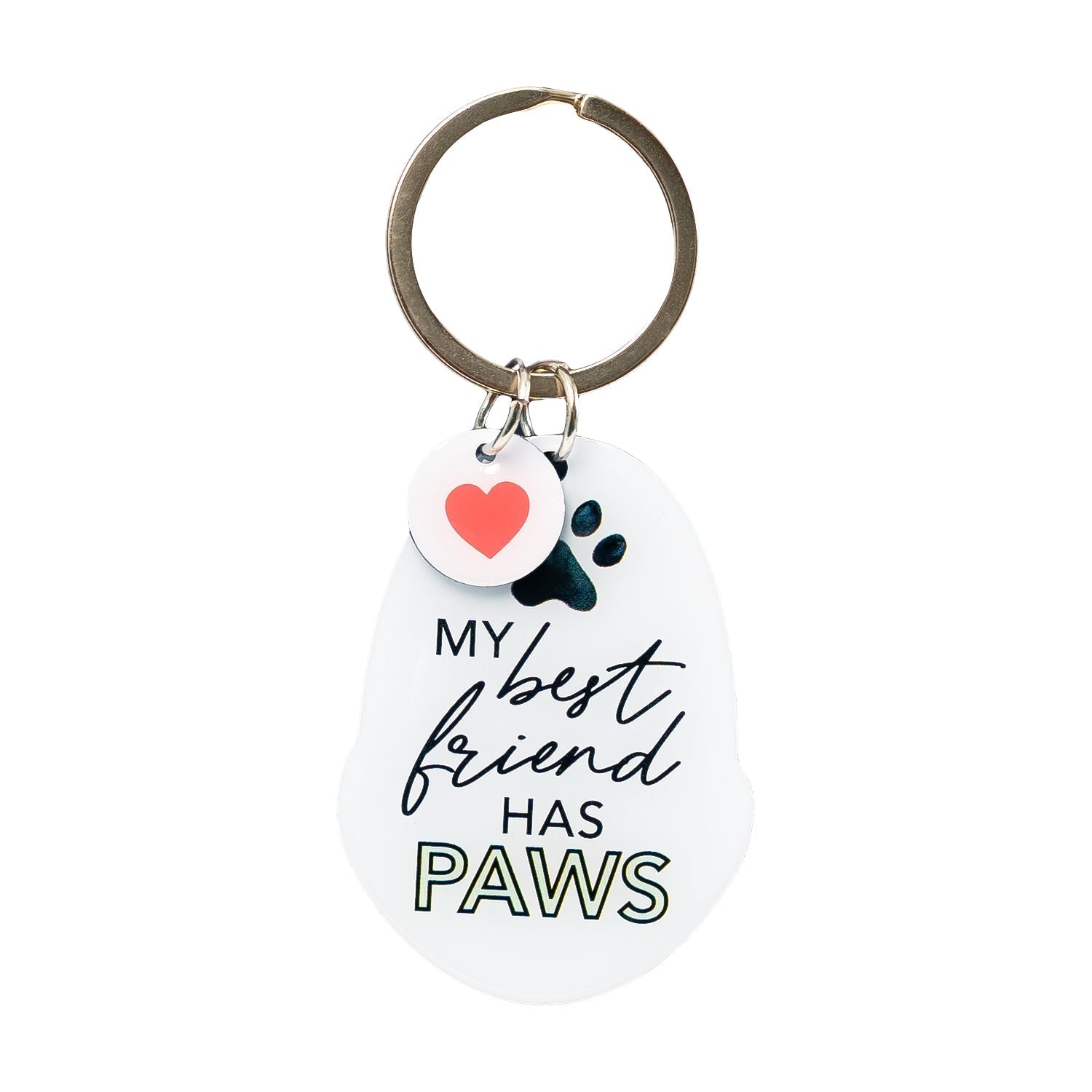 Splosh Pet Keyring - Best Friend Has Paws