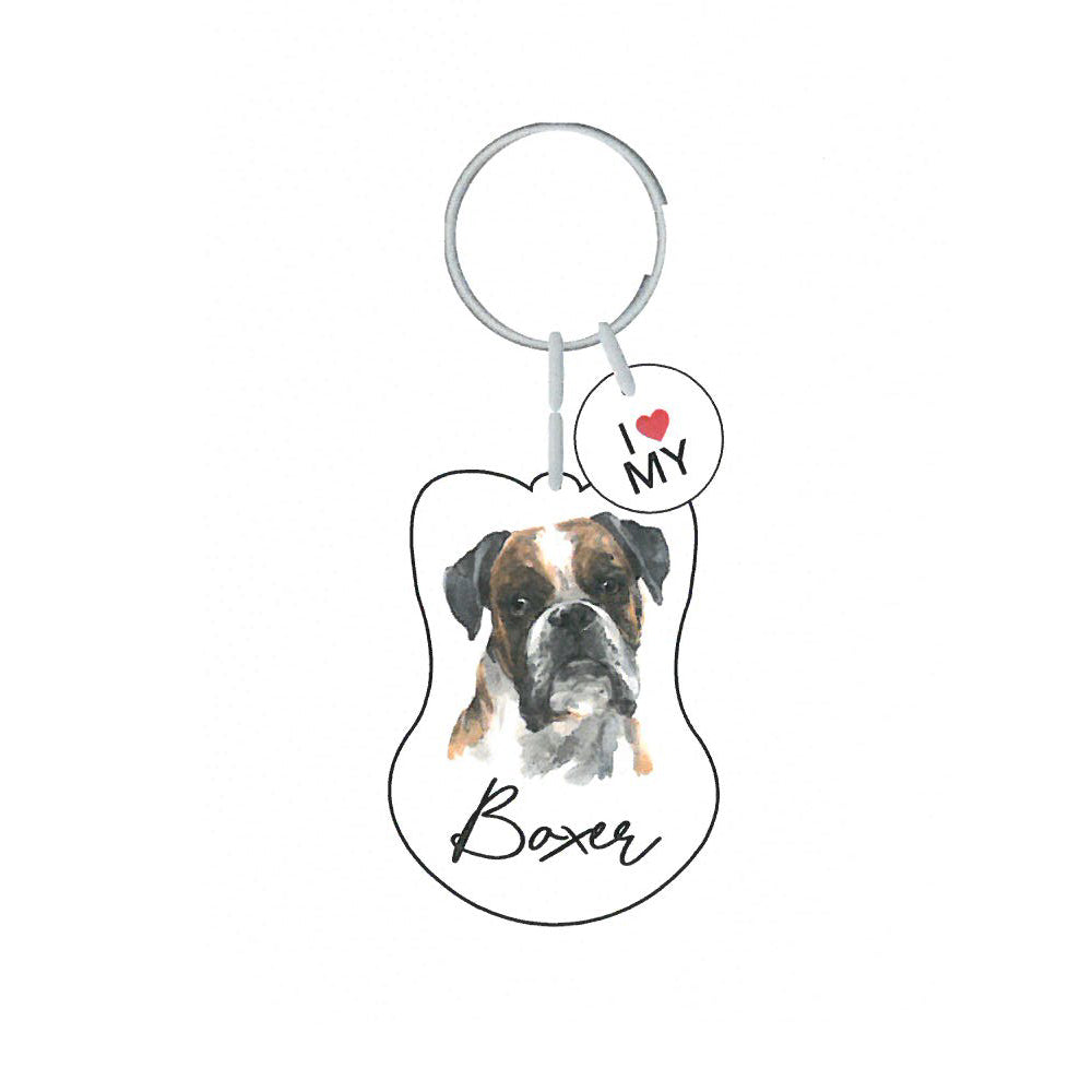 Splosh Pet Keyring - Boxer