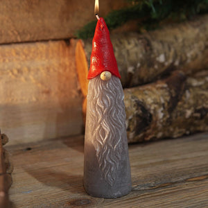 Gnome Christmas Novelty Candle